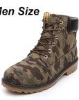 Men Women Winter Suede Leather Camouflage Martin Boots Autumn Tooling Snow Boots-tfsland Official Store-men camouflage-5.5-Bargain Bait Box