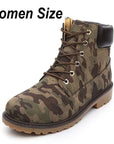 Men Women Winter Suede Leather Camouflage Martin Boots Autumn Tooling Snow Boots-tfsland Official Store-women camouflage-5.5-Bargain Bait Box