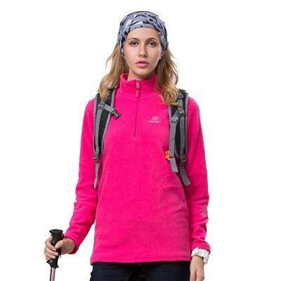 Men Women&#39;S Winter Fleece Softshell Jacket Outdoor Sports Tectop Coats Hiking-Mountainskin Outdoor-Women Rose-S-Bargain Bait Box