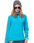 Men Women'S Winter Fleece Softshell Jacket Outdoor Sports Tectop Coats Hiking-Mountainskin Outdoor-Women Sky Blue-S-Bargain Bait Box