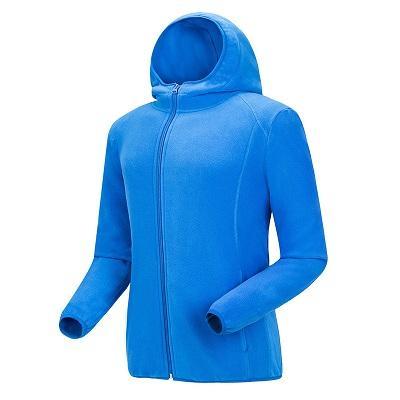 Men Women&#39;S Winter Fleece Warm Softshell Jacket Outdoor Sport Hooded Brand Coats-Mountainskin Outdoor-Men Blue-M-Bargain Bait Box