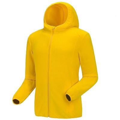 Men Women&#39;S Winter Fleece Warm Softshell Jacket Outdoor Sport Hooded Brand Coats-Mountainskin Outdoor-Men Yellow-M-Bargain Bait Box