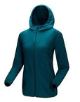 Men Women'S Winter Fleece Warm Softshell Jacket Outdoor Sport Hooded Brand Coats-Mountainskin Outdoor-Women Forest Green-M-Bargain Bait Box