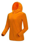 Men Women'S Winter Fleece Warm Softshell Jacket Outdoor Sport Hooded Brand Coats-Mountainskin Outdoor-Women Orange-M-Bargain Bait Box
