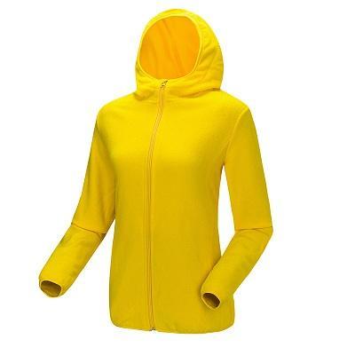 Men Women&#39;S Winter Fleece Warm Softshell Jacket Outdoor Sport Hooded Brand Coats-Mountainskin Outdoor-Women Yellow-M-Bargain Bait Box