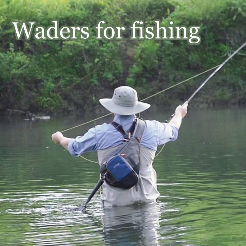 Men'S Fishing Waders 3Ply Durable Breathable With Neoprene