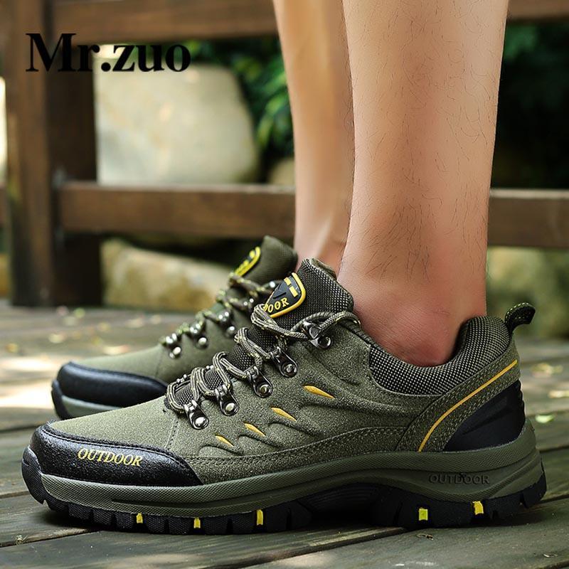 Men'S Hiking Shoes Brand Winter Sneakers Men Outdoor Sports Hunting-Mr.zuo Official Store-blue-7-Bargain Bait Box