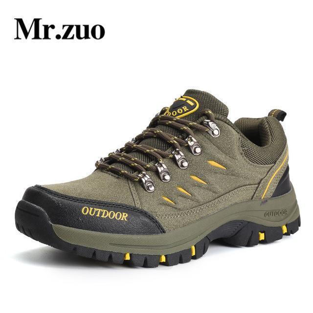 Men'S Hiking Shoes Brand Winter Sneakers Men Outdoor Sports Hunting-Mr.zuo Official Store-green-7-Bargain Bait Box