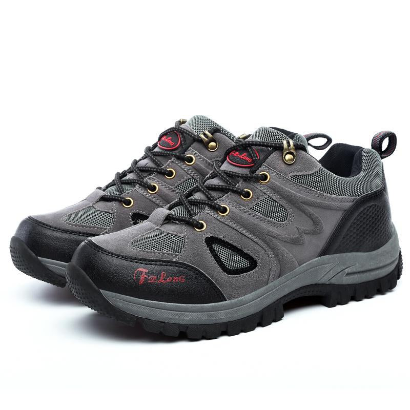Men'S Hiking Shoes Outdoor Sports Boots Big Size Mountain Climbing Boots-Theway Store-Brown-4-Bargain Bait Box