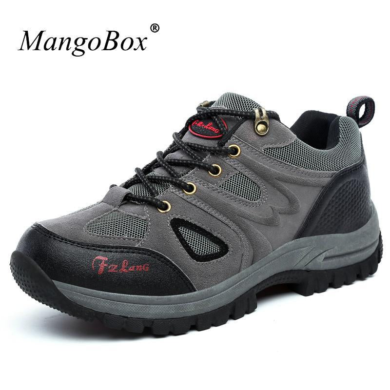 Men'S Hiking Shoes Outdoor Sports Boots Big Size Mountain Climbing Boots-Theway Store-Brown-4-Bargain Bait Box