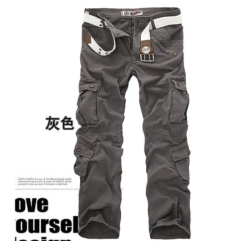 Men'S Pants Camping Hiking Camouflage Cargo Pants Plus Size Multi-Pocket-Yanxi Outdoor Products Co., Ltd.-black-XS-Bargain Bait Box
