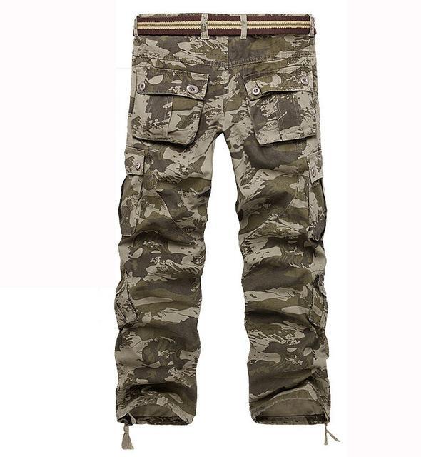 Men'S Pants Camping Hiking Camouflage Cargo Pants Plus Size Multi-Pocket-Yanxi Outdoor Products Co., Ltd.-Camouflage-XS-Bargain Bait Box