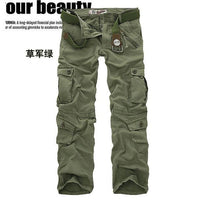 Men'S Pants Camping Hiking Camouflage Cargo Pants Plus Size Multi-Pocket-Yanxi Outdoor Products Co., Ltd.-green-XS-Bargain Bait Box
