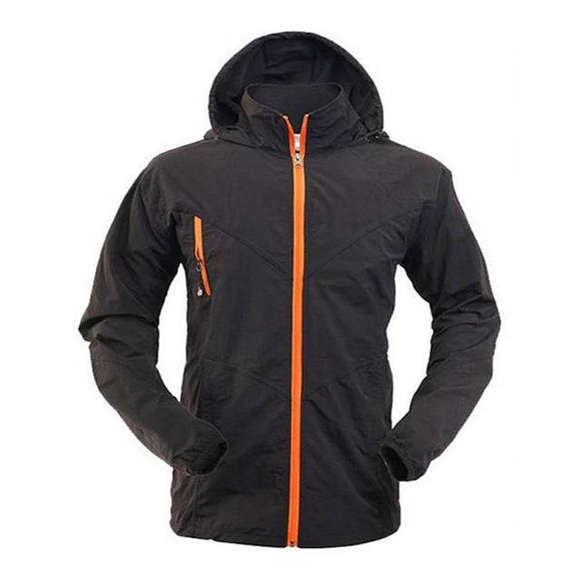 Mens Quick Dry Anti-Uv Sunscreen Jacket Pants Lightweight Fishing Clothes-CIKRILAN Official Store-Black jacket-S-Bargain Bait Box