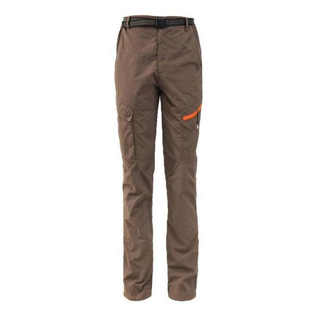Mens Quick Dry Anti-Uv Sunscreen Jacket Pants Lightweight Fishing Clothes-CIKRILAN Official Store-Coffee pants-S-Bargain Bait Box