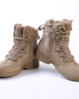 Mens Sports Tactical Shoes Military Trekking Climbing Sneakers Botas Tacticas-YiWuLing Outdoor Tactical Store-Khaki-6.5-Bargain Bait Box