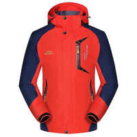 Men'S Spring Autumn Breathable Jackets Outdoor Sports Brand Coats Waterproof-Mountainskin Outdoor-Blue-Asian Size L-Bargain Bait Box