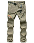 Men'S Summer Quick Dry Breathable Pants Outdoor Sports Brand Clothing-HO Outdoor Store-Khaki-Asian Size L-Bargain Bait Box
