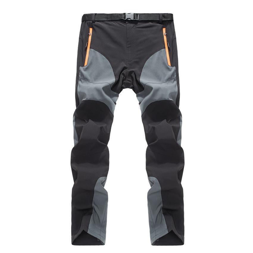 Men&#39;S Summer Quick Dry Pants Outdoor Sports Breathable Hiking Camping-fishing pants-Victory Store-Blue-S-Bargain Bait Box
