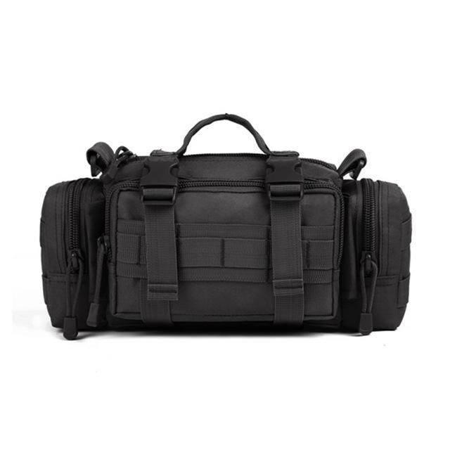 Men'S Tactics Bag Waist Pack Men Fanny Pack Molle Bag High Quality Nylon-Laya Rye Outdoor Store-Black Color-Bargain Bait Box