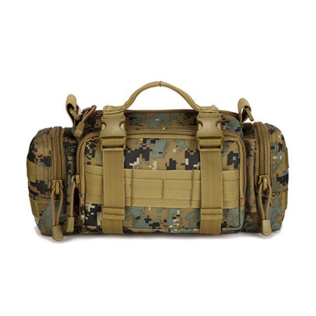 Men'S Tactics Bag Waist Pack Men Fanny Pack Molle Bag High Quality Nylon-Laya Rye Outdoor Store-Gray Color-Bargain Bait Box
