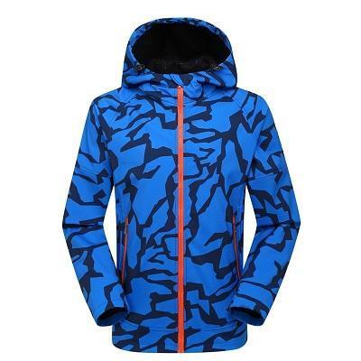 Men'S Winter Autumn Softshell Jacket Outdoor Sports Waterproof Mountainskin-Mountainskin Outdoor-Blue-Asian Size M-Bargain Bait Box