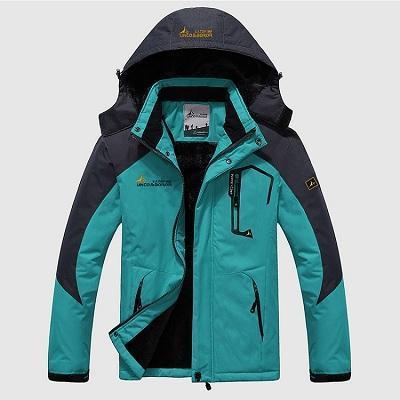Men'S Winter Inner Fleece Waterproof Jacket Outdoor Sport Warm Brand Coat-HO Outdoor Store-Moon Blue-Asian Size L-Bargain Bait Box