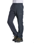 Men'S Winter Thermal Fleece Softshell Pants Outdoor Warm Hiking Trekking-HO Outdoor Store-Black-Asian Size S-Bargain Bait Box