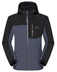 Men'S Winter Thick Softshell Jackets Male Outdoor Sports Coats Windproof Warm-Mountainskin Outdoor-Dark Gery-L-Bargain Bait Box