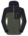Men'S Winter Thick Softshell Jackets Male Outdoor Sports Coats Windproof Warm-Mountainskin Outdoor-Khaki-L-Bargain Bait Box