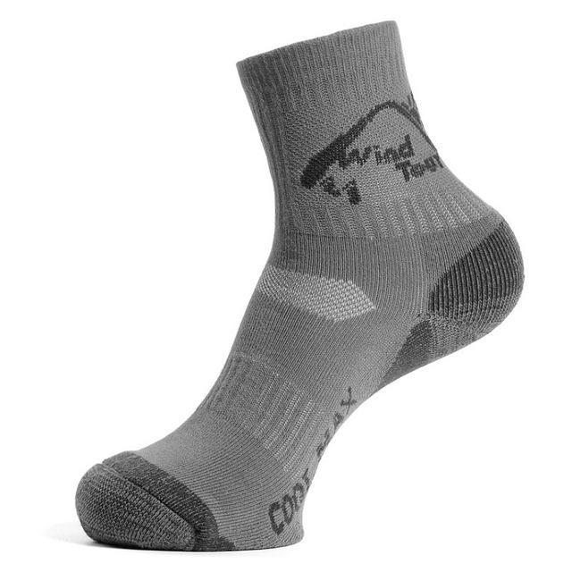 Men'S Winter Warm Coolmax Socks Outdoor Sports Thermal Breathable Cycling Hiking-Mountainskin Outdoor-Gray-Bargain Bait Box
