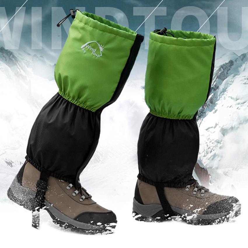 Men&#39;S Women&#39;S Waterproof Fleece Snow Legging Gaiters Outdoor Sport Hiking-Mountainskin Outdoor-Blue No Fleece-Bargain Bait Box