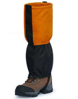 Men'S Women'S Waterproof Fleece Snow Legging Gaiters Outdoor Sport Hiking-Mountainskin Outdoor-Orange With Fleece-Bargain Bait Box