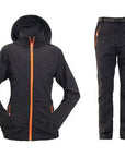 Men&Women Quick Dry Breathable Jackets Pants Outdoor Sports Suit Brand-HO Outdoor Store-Women Black-M-Bargain Bait Box