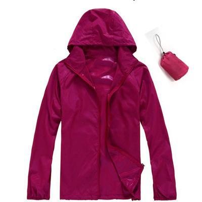 Men&Women Quick Dry Skin Jackets Waterproof Anti-Uv Coats Outdoor Sports Brand-HO Outdoor Store-Amaranth-XS-Bargain Bait Box