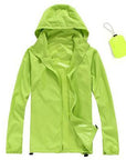 Men&Women Quick Dry Skin Jackets Waterproof Anti-Uv Coats Outdoor Sports Brand-HO Outdoor Store-Fruit Green-XS-Bargain Bait Box