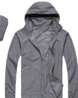 Men&Women Quick Dry Skin Jackets Waterproof Anti-Uv Coats Outdoor Sports Brand-HO Outdoor Store-Light Grey-XS-Bargain Bait Box