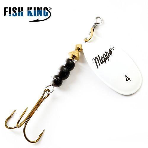 Mepps Spinner Bait 0#-5# 4 Color With Mustad Treble Hooks 35647-Br Arttificial-Fishing Tackle-Clear-Bargain Bait Box