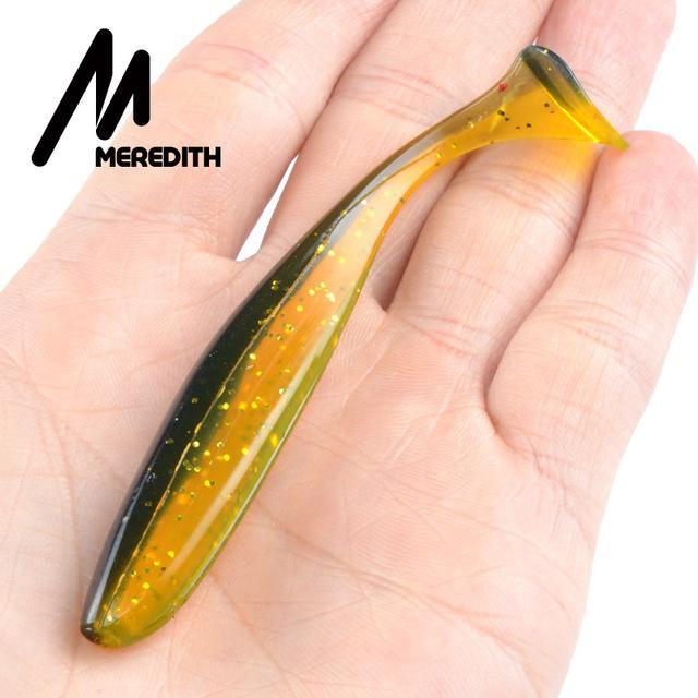 Meredith 13Cm 11.5G 4Pcs Wobblers Fishing Lures Easy Shiner Swimbaits Silicone-MEREDITH FishingTackle Store-A-Bargain Bait Box