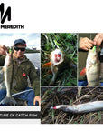Meredith 3Pcs 22G 12.5Cm Cannibal Soft Lures Shads Fishing Fish Lures Fishing-MEREDITH Official Store-A-Bargain Bait Box