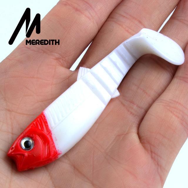 Meredith 3Pcs 22G 12.5Cm Cannibal Soft Lures Shads Fishing Fish Lures Fishing-MEREDITH Official Store-B-Bargain Bait Box