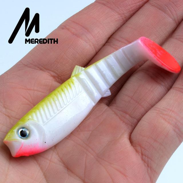 Meredith 3Pcs 22G 12.5Cm Cannibal Soft Lures Shads Fishing Fish Lures Fishing-MEREDITH Official Store-E-Bargain Bait Box