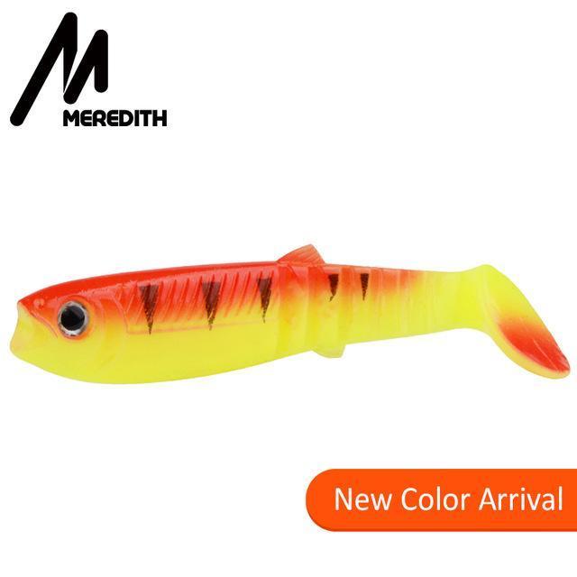 Meredith 3Pcs 22G 12.5Cm Cannibal Soft Lures Shads Fishing Fish Lures Fishing-MEREDITH Official Store-K-Bargain Bait Box