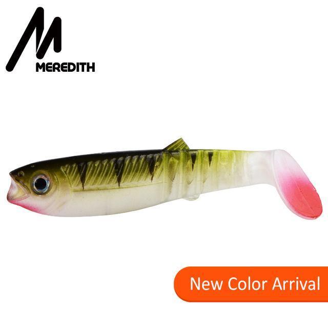 Meredith 3Pcs 22G 12.5Cm Cannibal Soft Lures Shads Fishing Fish Lures Fishing-MEREDITH Official Store-L-Bargain Bait Box