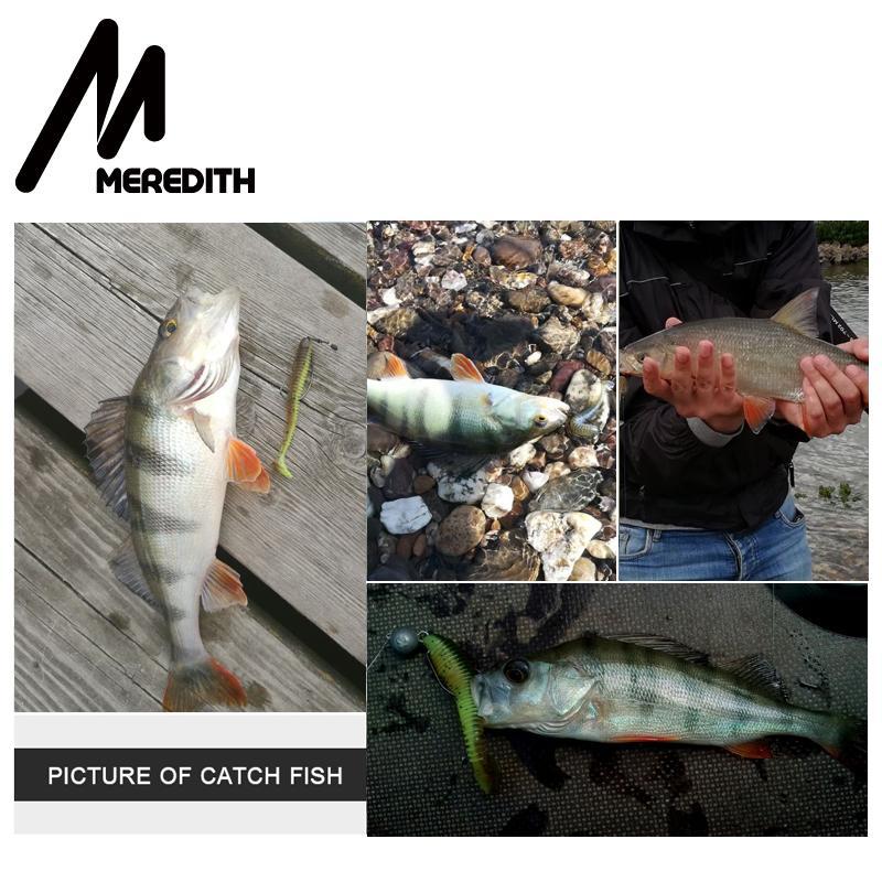 Meredith 55Mm/0.85G 20Pcs/Lot Swing Impact Fishing Lures Swimbait Craws Soft-MEREDITH FishingTackle Store-A-Bargain Bait Box
