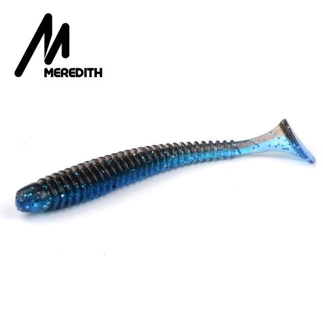 Meredith 55Mm/0.85G 20Pcs/Lot Swing Impact Fishing Lures Swimbait Craws Soft-MEREDITH FishingTackle Store-E-Bargain Bait Box