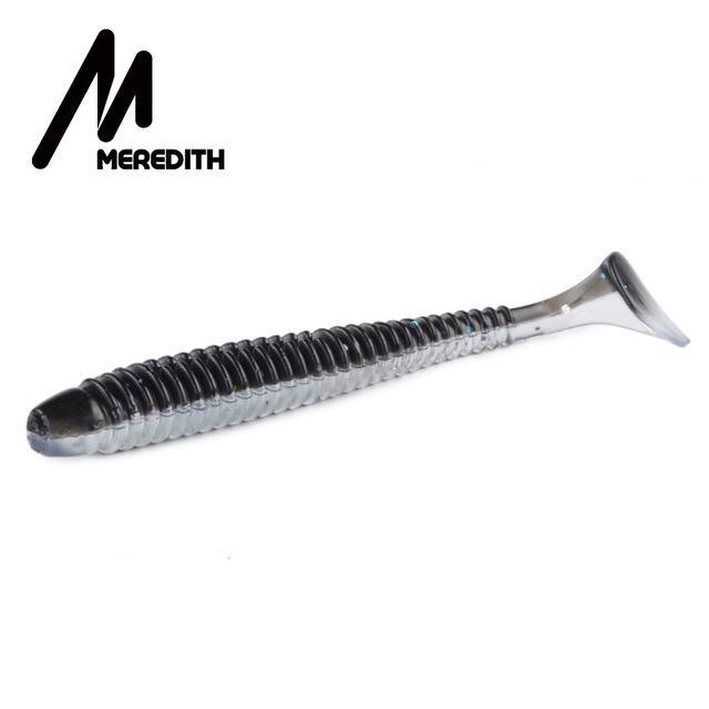 Meredith 55Mm/0.85G 20Pcs/Lot Swing Impact Fishing Lures Swimbait Craws Soft-MEREDITH FishingTackle Store-J-Bargain Bait Box