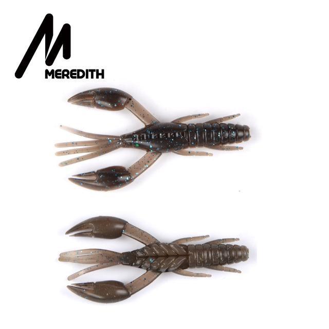Meredith 5Cm 2G 10Pcs Dolivecraw Fishing Lures Craws Shrimp Soft Lure Fishing-MEREDITH Official Store-B-Bargain Bait Box
