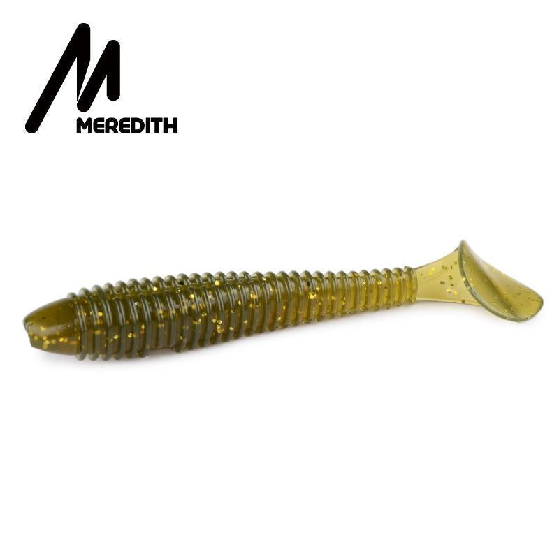 Meredith 75Mm/3G 10Pcs/Lot Fishing Soft Lures Craws Soft Lures Fat Swing-MEREDITH Official Store-A-Bargain Bait Box