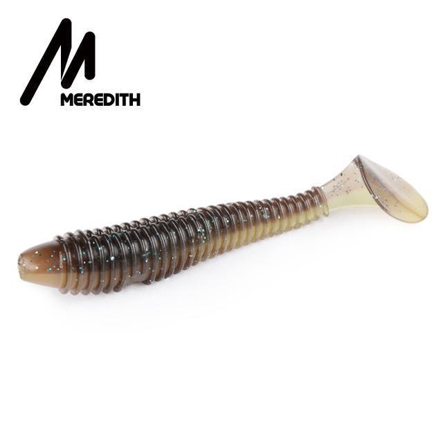 Meredith 75Mm/3G 10Pcs/Lot Fishing Soft Lures Craws Soft Lures Fat Swing-MEREDITH Official Store-B-Bargain Bait Box